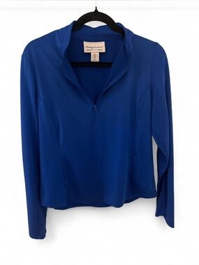 Tommy Bahama Blue Half-Zip Performance Pullover